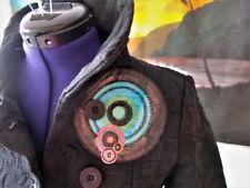 DESIGUAL Hippie BROKAT Glamour PATCHWORK Mantel Mandala DRACHE Stick L BW 48