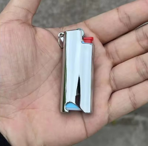 Silber feuerzeug hülle - feuerzeug, metall