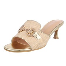 Damen Mules mit Strass und