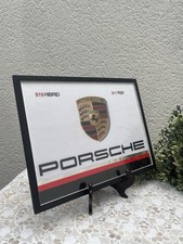 Porsche Flagge gerahmt -
