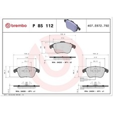 Satz Bremsbeläge Bremsklötze