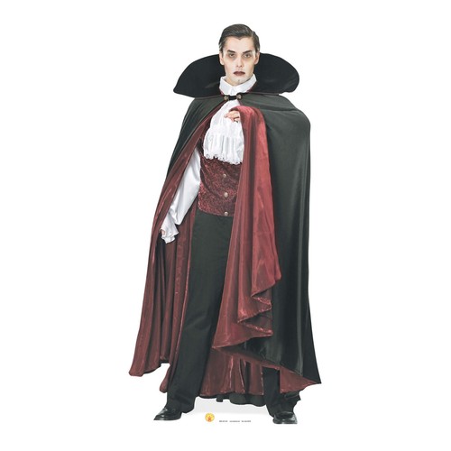 Vampir pappfigur lebensgroß - vampir,