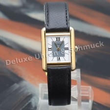 ?*Cartier Tank*Ref. 366001*Silber/vergoldet*Cartier Faltschließe*