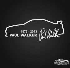 Paul Walker RIP Aufkleber  JDM