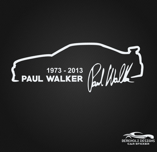 Paul walker rip aufkleber jdm - rip,