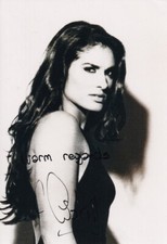 Autogramm Tennis | Gabriela SABATINI | 1990er Foto (Portrait SW)