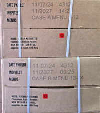 2 X MRE CASE A + B karton