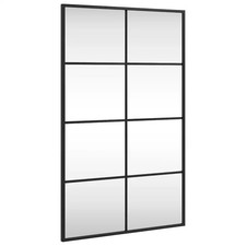 Wandspiegel Schwarz 50x80 cm