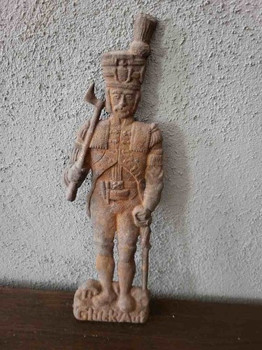 Alte gusseisen figur bergmann - gusseisen,