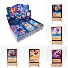 Disney Lorcana Ursulas Rückkehr Einzelkarten NO FOIL Sleeved NM DE Monatsupdates