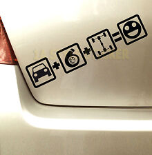 Auto Turbo 4x4 Fun Aufkleber