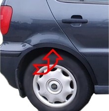 2STK HINTEN Schwarz Radlauf