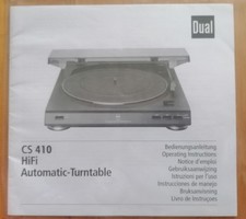 HIFI Beschreibung - Dual CS 410 Plattenspieler