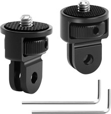 Stativ Adapter für Gopro 2 Stück Aluminium 1/4 Zoll Adapter Kamera Halterung, Sc