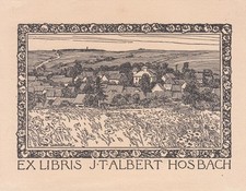 Exlibris bookplate klischee - exlibris,
