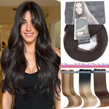 8 Tressen Clip in 100%