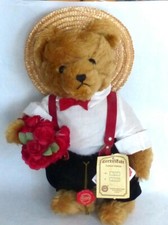 Hermann Teddybär, Teddy Bär, Rosenkavalier, ca. 30 cm, mit Karton
