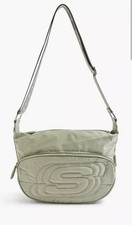 Umhängetasche Skechers, grün/grau, mittelgroß, Polyester, neu 