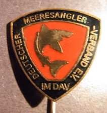 Abzeichen Anstecknadel Deutscher Meeresangler Verband im DAV Angeln