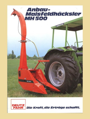 Deutz fahr maishäcksler - fahr, mh