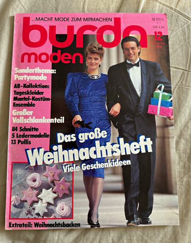 Burda moden dezember 1986 - dezember, 12