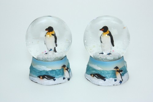 Glitzerkugel königspinguin - glitzerkugel,