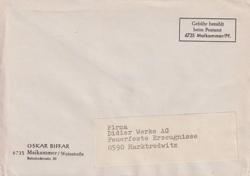 67487 maikammer briefumschlag - ,