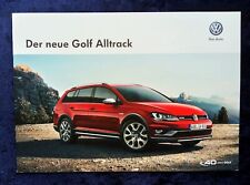 VW Golf 7, Golf Variant Alltrack Prospekt, 10.2014  