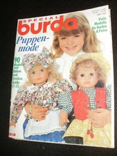 Burda Special E 127 Puppenmode f Käthe Kruse u.a. Nähen Stricken basteln