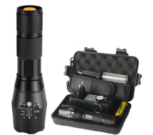 Taschenlampe super hell 18650 - super,