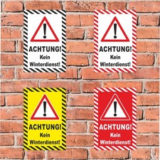 Schild Achtung Kein