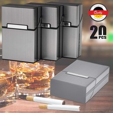 3X Zigarettenbox Alu Metall