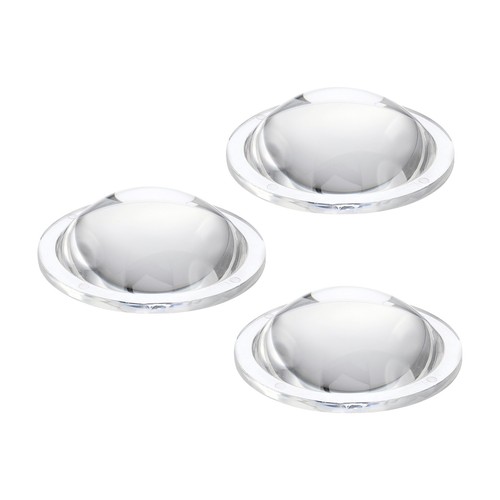 Flache konvexe linse mit - flache,