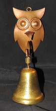 Kupfereule mit Messingglocke Türklingel ca. 16cm Dekor Geschenk Sammler