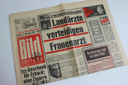Bildzeitung 1963 - bildzeitung, 22.11.1963