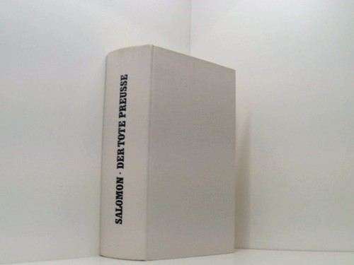 Der tote preusse roman - tote,