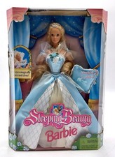 1998 Barbie as Sleeping Beauty Puppe mit Musical Pillow / Mattel 20489, NrfB