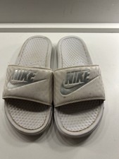 343881-115 Nike Benassi JDI Slide Weiss Damen-Flip-Flops Strand-Flip-Flops