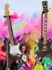 2 x Hercules Ständer Gitarrenständer Bass Gitarre