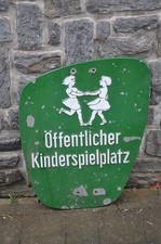 Altes Blechschild 70er
