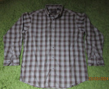 NORTH ROUTE Langarm Herrenhemd  Größe 43/44 XL  kariert geknöpftes Hemd