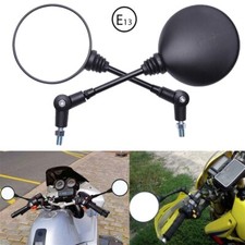 Paar rund motorrad spiegel - paar,
