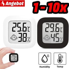 Digital Thermo Hygrometer Mini Thermometer Luftfeuchtigkeit Temperaturmessgerät