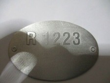 Typenschild Renault Schild R5 Alpine R1223 id-plate tag GR 2 S66 s68