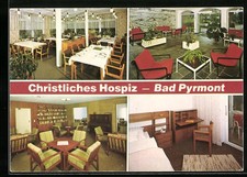 Bad Pyrmont, Blick in das Christliche Hospiz, Friedrichstr. 3, Ansichtskarte 