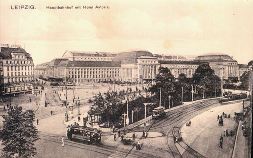 Leipzig hauptbahnhof - ak,
