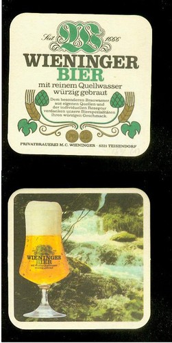 Bierdeckel wieninger bier - (1),