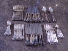 Elegantes Silberbesteck Rokoko