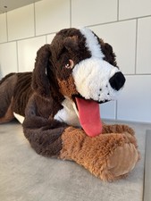 IKEA HOPPIG Hund braun 63 cm groß Berner Sennenhund Stofftier Kuscheltier
