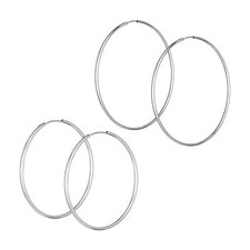 Paar creolen 925 sterling - 925,